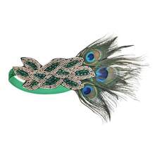 1 pezzo Fascia per capelli vintage da donna stile anni '20 Charleston Flapper, accessorio per mascherata/festa serale - Multicolore - Visualizzare 11