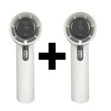 便携式手持风扇，100档可调风速，迷你USB充电风扇，内置可充电电池，风量大，制冷效果好，续航持久，适合旅行和户外使用，可充电便携风扇