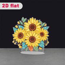 5D DIY 钻石艺术绘画套装，办公桌装饰蝴蝶设计，圆形钻石艺术，亚克力动物主题工艺品，节日礼物装饰，圣诞礼物