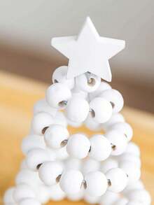 Cirelle 1 件创意北欧风格木制圣诞树装饰，迷你圣诞树家居装饰，木制树设计，适合日常使用，家居装饰，圣诞装饰，办公桌装饰，房间装饰，卧室装饰，家居圣诞装饰，秋季装饰，房间装饰用品，客厅装饰，派对用品 - 彩色 - 查看 9