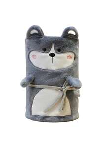 婴儿毯温暖羊毛新生儿柔软婴儿车睡罩卡通无檐帽婴儿床上用品襁褓包巾儿童浴巾