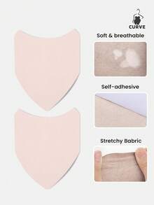 10/20Pcs Disposable V-Shaped Anti-Chafing Thigh Pads – Invisible Non-Woven Inner Thigh Friction Stickers, Breathable Anti-Slip Leg Guards For Plus Size Men & Women, Ideal For Summer, Dresses & Outdoor Activities - Multicolor - View 7