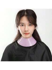 WANMEI 1件装硅胶护颈斗篷，适用于美发沙龙 – 防水美发颈垫和肩带 – 防头发粘连理发保护套，柔软硅胶垫 – 适用于染发、烫发、洗发和护发油护理 – 柔软亲肤的颈部保护套，适用于理发店、沙龙或家庭使用 – 防止碎发掉落在皮肤和衣服上，返校季、旅行度假必备，女士美发配件，后梳，理发师配件，吹风机，理发师，理发配件，理发店，美发设备 - 彩色 - 查看 4