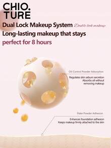 CHIOTURE 柔滑贴肤气垫粉底，缎面光泽，轻盈遮瑕，零卡粉，持久妆效，通勤约会自然光泽