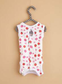 Soft & Thin Cat Spaying Clothes, Cat Spaying/Weaning Surgery Suit, 4-Leg Warming & Anti-Licking Outfit - Multicolor - View 8