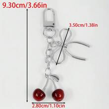 1 件男女通用粉色樱花钥匙扣，时尚蝴蝶吊坠，奢华风格包包配件学校汽车配件可爱哥特 Y2k - 多色新-3 - 查看 7