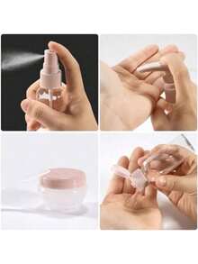 Travel Bottles For Toiletries 11 PCS Leak Proof, Refillable Squeezable Liquid Empty Containers Travel Containers With Bag - Multicolor - View 8