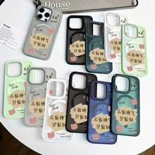 Transparent Matte Magnetic Anti-Drop Mobile Phone Case, Suitable For The Latest  16 Pro Max 15, 14, 13, 12 11 Pro Mini Plus, IP13ProMax/IP14ProMax Bare Metal Mobile Phone Case, Internet Celebrity Couple Exclusive - 黑色 - 查看 4