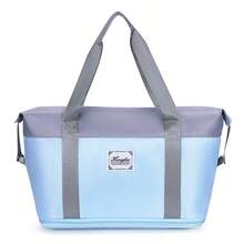 Weekender Bag, Travel Duffel Bag Carry On Overnight Bag With Shoe Compartment, Dry Wet Separation Exercise Portable Shoulder Bag Yoga Fitness Bag Large Capacity Travel Bag Foldable Expansion Bag For School School Accessories School Stuff Travel Essentials Holiday Vacation Bag Luggage Suitcase Travel Bag For Women - Multicolor - View 16