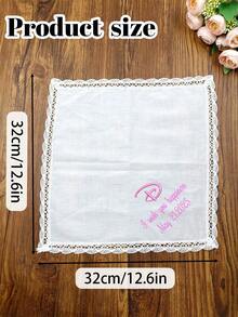 Khăn tay thêu tên theo yêu cầu, Khăn tay cưới cho cô dâu, Khăn tay cá nhân hóa cho nữ, Khăn tay trắng tùy chỉnh, Khăn tay ren, Quà cưới tùy chỉnh, Phụ kiện cưới, Quà sinh nhật, Ngày Valentine, Cô dâu, Chú rể, Phù dâu, Bạn gái, Bạn trai, Mẹ, Bạn bè, Gia đình, Bền, Nhiều màu sắc, Dễ thương, Đáng yêu, Ngộ nghĩnh, Kawaii, Y2K, Phong cách, Unisex, Thường ngày, Tùy chỉnh, Cá nhân hóa, Độc đáo, Được thiết kế riêng, Quà tặng lý tưởng cho anh ấy, Quà tặng lý tưởng cho cô ấy, Cô ấy, Bạn trai, Bạn gái, Gia đình, Bạn bè, Tình yêu vĩnh cửu - phong cách A - Xem 3
