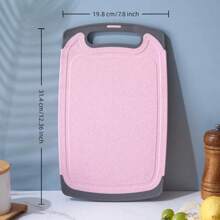 1 片双面砧板 抗菌防霉 家用辅助食品砧板 水果砧板 粘性厨房砧板 刀板 烹饪用具