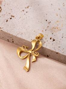 1 Stück 18k vergoldete Edelstahl Schmetterling Anhänger Halskette, eleganter Damen Alltags-/Partytragen, DIY Schmuckzubehör, Modeschmuckanhänger, bestes Geschenk für Freunde, Sommer Strandparty
