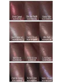 Fwee GLITZ STONE 高光粉 HL02 女英雄紫，3D立体石纹设计，丝绒慕斯质地，暖调珠光，打造3D水润光泽，轻拍上妆，高显色度，不飞粉，迷你粉盒，日常自然提亮，韩式彩妆，4.6克/0.16盎司 - HL02 HEROINE PURPLE - 查看 5