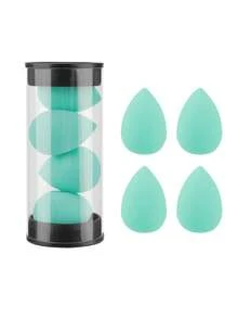 4pcs Super Soft Makeup Sponges, Multi-Color Options, Dry & Wet Use, Fine Texture, Non-Absorbing, Mini Water Drop Makeup Blenders - Multicolor - View 20