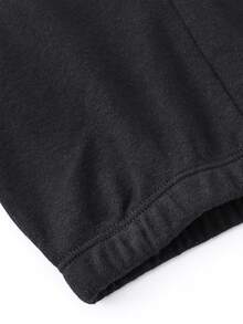 3pcs Baby Boys Soft Elasticated Waist, Cuffed Ankle Pants In Black, Blue And Red - Multicolor - View 5