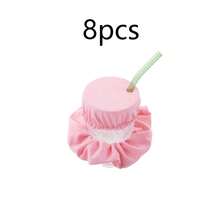 1/3/5/8pcs Nightclub Anti-Drugging Cup Lids, Bar Anti-Spiking Scrunchie Cup Covers, Nightclub Anti-Drugging Devices, Cute Sealed Coffee Cup Lids, Suitable For Bars, Clubs - Multicolor - View 14