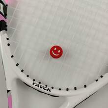 10 件装网球拍减震器硅胶减震块，笑脸设计，适合网球、羽毛球、四季 - 彩色 - 查看 4