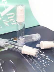 1PC真空泵瓶乳液眼霜粉底霜精华旅行瓶迷你化妆品小样包装便携化妆工具分装瓶 - 無色 - 查看 6