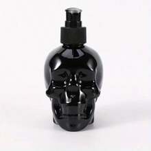 1/2 件 350 毫升骷髅设计皂液器 - 可再填充 PET 塑料泵瓶，适用于洗手液、洗发水和沐浴露 - 螺旋盖，无香型 - 浴室装饰，万圣节主题液体储存，浴室、家居和浴室装饰的理想皂液器