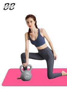 Colchoneta de yoga EVA engrosada de 173 * 61 * 0,8 cm, colchoneta de yoga específica para mujeres, esterilla antideslizante para ejercicio, fitness, saltar la cuerda, aislamiento acústico y amortiguación de golpes, esterilla para uso en el hogar, colchoneta para práctica de danza. 9El color es solo para referencia, el color enviado después de la compra será aleatorio. Por favor, tenga en cuenta esto antes de comprar.) - Rojo - Ver 4