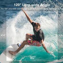 金色运动相机，水下防水DV相机，防抖，140度广角，自拍双屏运动相机，30fps触控双屏全高清，高清相机及配件套装 - 金色 - 查看 4