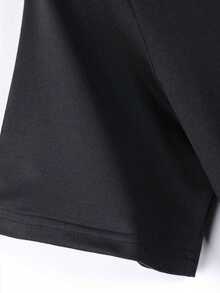 3pcs Men's Casual Sports Suit, Comfortable & Breathable, Personalized Letter Graphic Short Sleeve Crew Neck T-Shirts, Polyester & Spandex Blend, Machine Washable, Soft, Lightweight, Suitable For Men's Daily Summer Wear - Great For Outdoor Activities, Travel And Commuting, Ideal Gift For Husband, Boyfriend - Multicolor - View 4