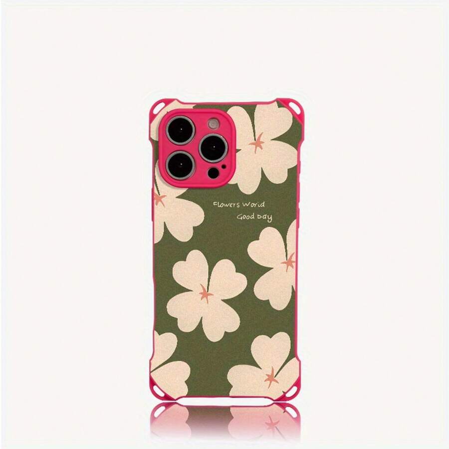 Funda para teléfono 1 unidad, diseño PurpleDream, funda para teléfono colgante de cuatro esquinas 15 Plus 13 Pro 12 16 14 TPU impreso suave - Colores mixtos 1 - Ver 1