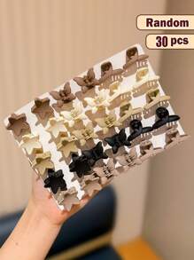 10/20/30/50 pezzi di fermagli per capelli retrò multicolore, di dimensioni piccole adatti per uso casual all'aperto, regalo carino per ragazze, accessori per capelli da donna alla moda, ideali per raccogliere la coda di cavallo