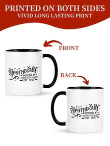 1 Peça Caneca de Café de 11 Onças com Desenho Animado de Halloween, Reutilizável e Durável, Presente Perfeito para Crianças e Adultos, Ótimo para Guloseimas de Halloween e Pausas para Café