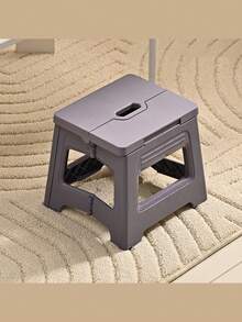 折叠凳，可折叠超轻坚固可调节塑料脚凳，防滑纹理，适用于家庭、厨房、浴室、卧室、便携式户外旅行钓鱼椅，防滑多功能小凳子，易于存放 - 多种颜色可选。适合女性收纳整理器旅行必需品，适合返校礼物