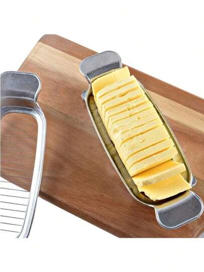 Cortador de queso, mantequilla y láminas de aluminio multifuncional para queso, huevo, foie gras