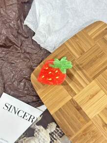 Hair Clips Claw Clips 1pc Lemon, Orange, Strawberry, Watermelon, Grape Fruit Decoration Mini Hair Clip, Acrylic Sweet Hair Claws, Festive Hair Accessories, School Stuff, College Autumn Accessories Fall Winter For Vacation Outfits Woman