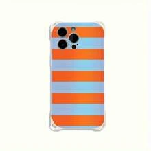 Funda para teléfono 1 pieza Correa cruzada a la moda, teléfono de mano a prueba de golpes de cuatro esquinas, colgante para el cuello suave compatible con la serie 12 13 14 15 16 Pro Pro Plus - Diseño nuevo teléfono - Blanco marfil - Ver 4