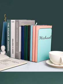 Personalized Custom L-Shaped Book Stand; Simple Large Book Rest; Desktop Storage Book Stand; Metal Creative Partition; Book Shelf Partition; Iron Bracket Back To School