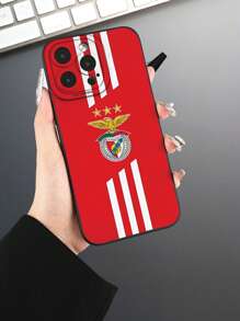 Funda de teléfono móvil con logotipo de equipo de fútbol, diseño minimalista y elegante, una funda de teléfono de moda simple y única para hombres y mujeres, adecuada para Apple 16 15 14 13 12 11 Plus Pro Max Mini 7/8 Plus XR X Xs Max. Este es el mejor regalo para amigos, familiares y colegas.