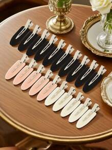 10pcs Simple Hair Clips Hair Accessories For Girls, Ideal Gift Choice For Celebrations And Parties