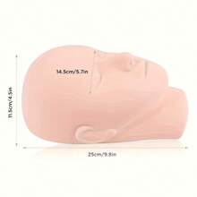Eyelash Silicone Practice Model Head Set For Beginners, Include: Practice Model Head, Tweezers, Brush, Alignment Stickers, Cleaning Brush, Glue, Ring - Tools For Learning Eyelash Extension - Multicolor - View 7
