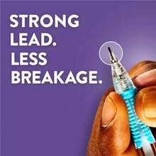 Paper Mate 3ct Clearpoint Mechanical Pencil Color Block Special Edition 0.7mm Lead Light Blue/Magenta/Orange