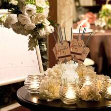 100pcs Wedding Sparkler Tags, Wedding Send-Off Tags With Built-In Match Striker, Rustic Kraft Wedding Tags Gift Tags, Craft Paper Sleeves For Ceremony Grand Exit, Anniversary, Engagement Event - C - Xem 3