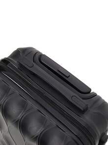 Living And Home 20-Inch ABS Hardshell Suitcase (35*20*58cm) - Scratch-Resistant With Combination Lock - Black 35cm W X 20cm D X 58cm H - View 6