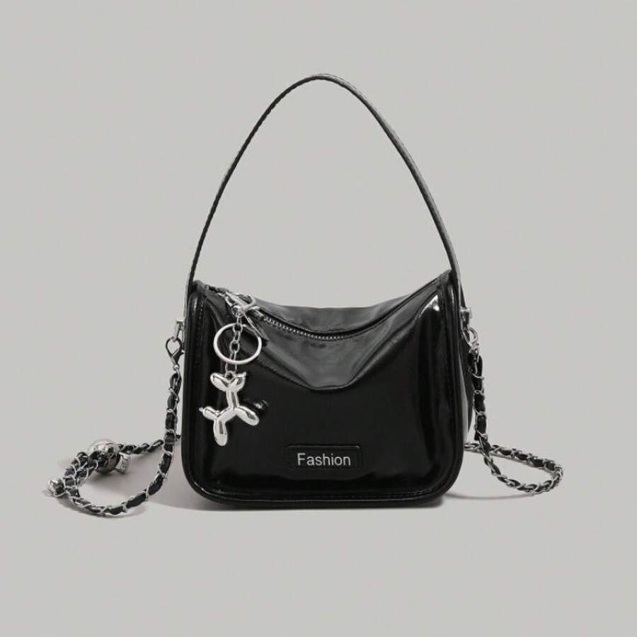 Women Shoulder Bags - 黑色單包 - 查看 1