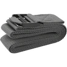 Local Delivery 7-Piece Yoga Equipment Set With Multiple Colors - Yoga Mat With Carrying Strap, 2 Yoga Blocks, Yoga Mat Towel, Yoga Hand Towel, Yoga Strap And Yoga Knee Pad - 灰色的 - 查看 9