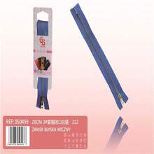 3# Zíper com dentes de latão para jeans, calças, bolsos, bolsas, saias com controle deslizante de mola - Azul - Ver 6