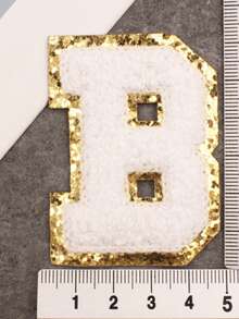 26个A-Z字母贴片，金色，可移除缝制3D刺绣字母贴纸，适用于帽子、牛仔裤、衣服、包包、DIY工艺品、时尚装饰、珠宝盒、收纳盒、手机壳等。 - 彩色 - 查看 17