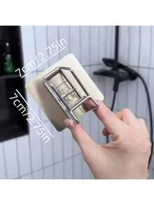 10 件不锈钢面盆挂钩 - 无需钻孔，壁挂式浴室储物架，时尚设计，可悬挂洗脸盆、毛巾架、实用挂钩