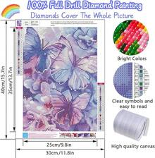 Summer Must-Have,2025 Best SellerLILEIDECO Painting Kits Adults 5D Art Paint With Round Diamonds Full Drill Gem Art Backpack Cow Painting Kit Home Wall Decor Gifts 12x12inch - QCF-151 - View 2