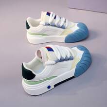 Women Skateboarding Shoes - 米白高幫 - 查看 3