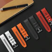 سوار بديل من السيليكون عالي الجودة بقطر 24 مم، ناعم ومتين، مريح للارتداء، سهل التنظيف، مناسب لساعات سونغتو سبارتان سبورت/رسغ HR/كاتب/كاتب HR بارو/بارو/سونتو 9 بارو/9/7/D5، قابل للتعديل، يمكن ارتداؤه للاستخدام اليومي والرياضة واللياقة البدنية