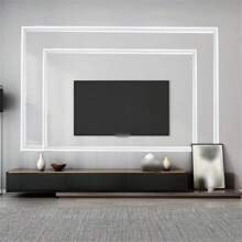 1 卷 39.37/78.74/118.11 英寸长优雅自粘式 PVC 装饰条 - 灵活可弯曲，适用于墙壁、地板和橱柜、家居装饰、地板装饰 | 欧式风格 | 易于安装模具、墙壁和地板装饰 - 彩色 - 查看 11