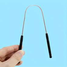 1/Piece, Adult U-Shaped Tongue Scraper, 1 Stainless Steel Tongue Scraper, Reducing Bad Breath, Men's And Women's Hygiene Products, Oral Care Tools, Living Room, Home, Bedroom, Bathroom, Household Items, Travel Supplies, Wedding, Queuing, Birthday, For Men, Parents, Friends, New Year, Accessories, Fun Gifts - 粉色 - 查看 5